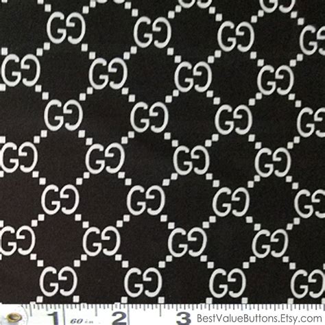 gucci patttern black and white|gg symbol on clothing.